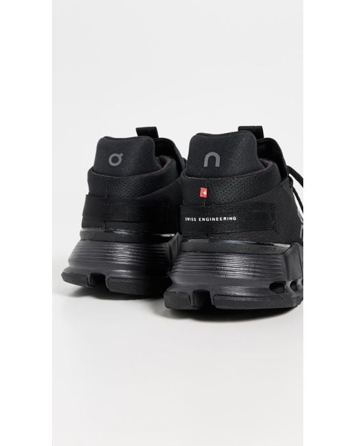 On Shoes Black Cloudnova 2 Sneakers for men