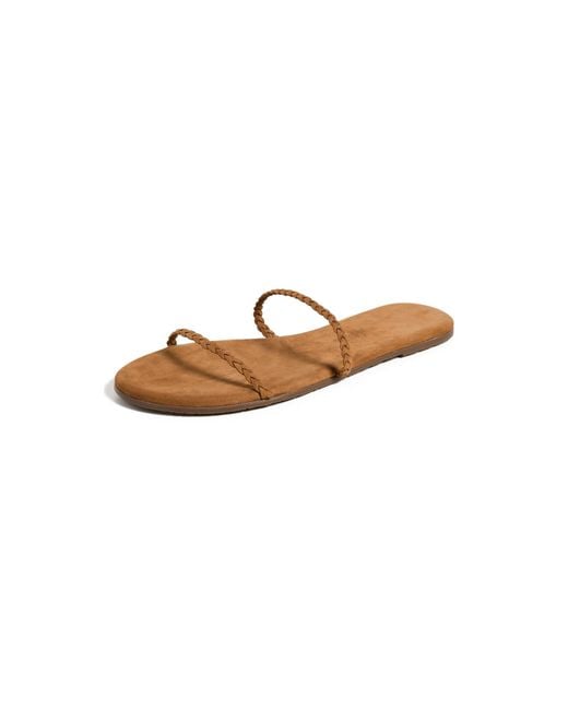 TKEES Natural Gemma Braid Slides