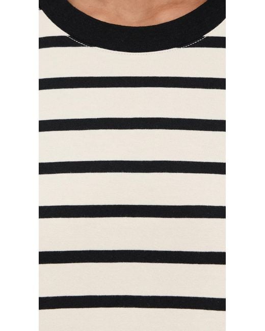 GOOD AMERICAN Black Cotton Oversized Tee