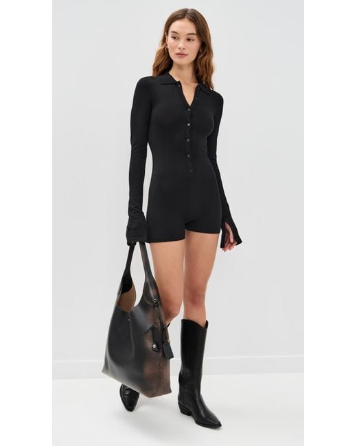 Lioness Black Brit Girl Romper