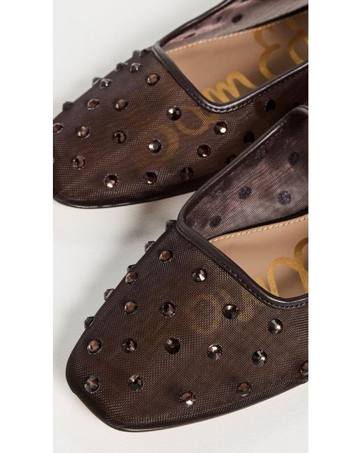 Sam Edelman Black Michaela Shine Flats