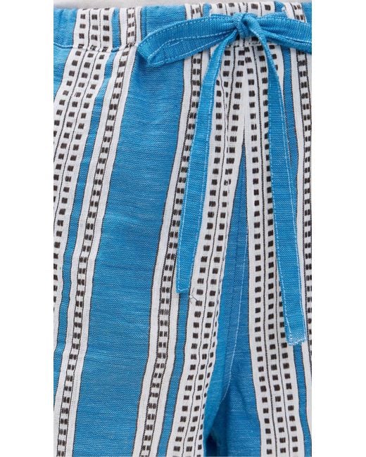 Lemlem Blue Safia Shorts