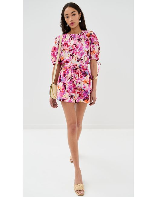 Ulla Johnson Red Vienne Blouse