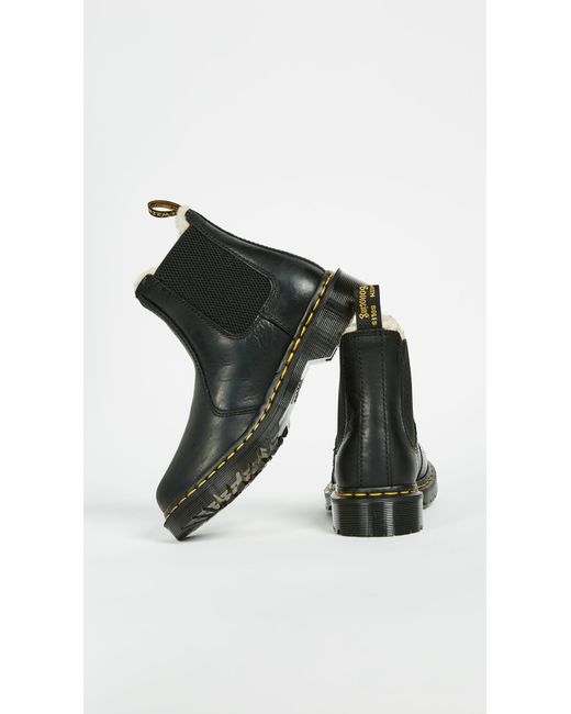 doc martens fur lined leonore