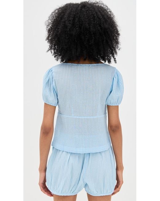 Ciao Lucia Blue Risi Top