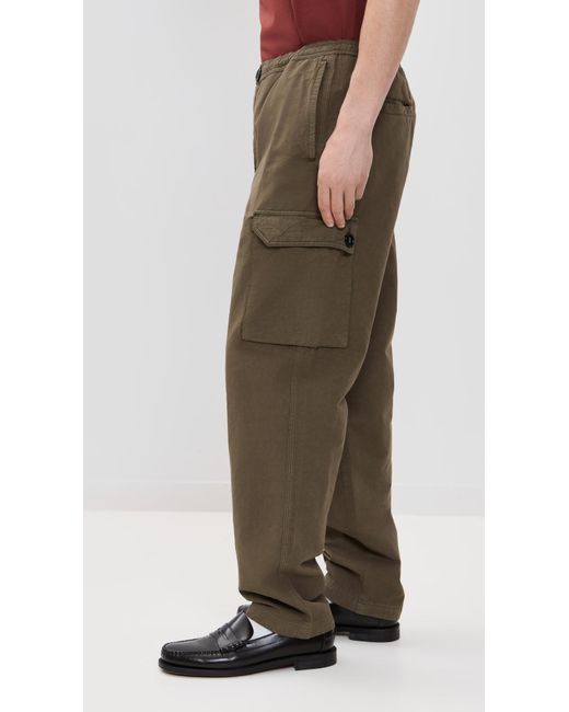 Paul Smith Natural Button Pocket Cargo Pants for men