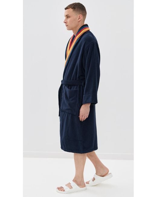 Paul Smith Blue Stripe Robe for men