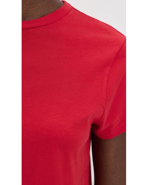 Agolde Red Adine Shrunken Tee