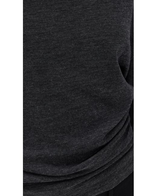Vince Black Draped Top