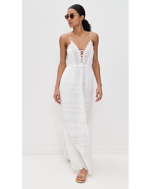 LoveShackFancy White Terria Dress