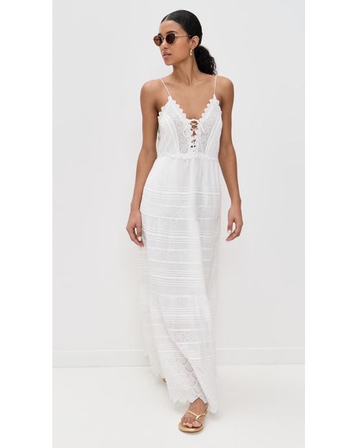 LoveShackFancy White Terria Dress