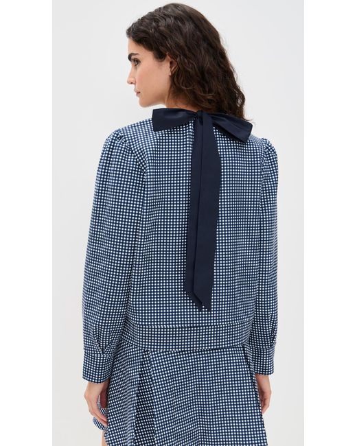 Addison Bay Blue Beta Bow Pullover