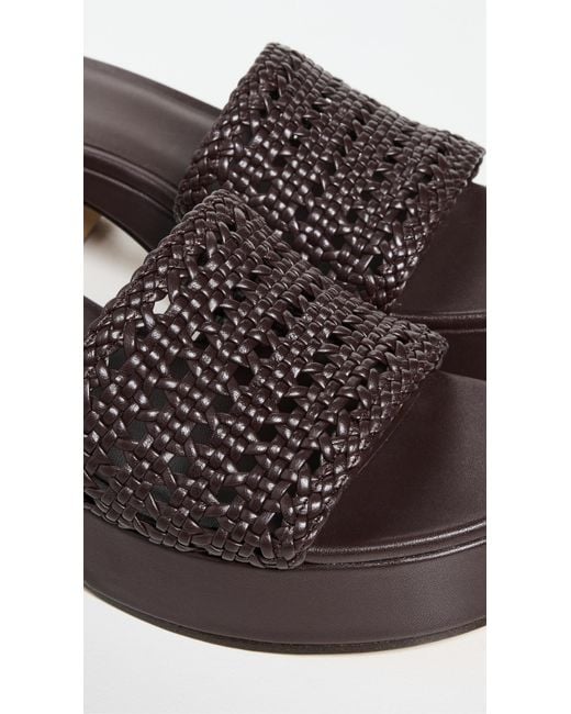 Vince Brown Margo Woven Sandals
