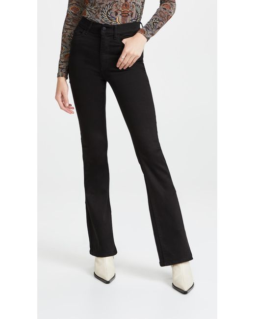 Dl 1961 Bridget Boot High Rise Instasculpt Jeans in Black | Lyst