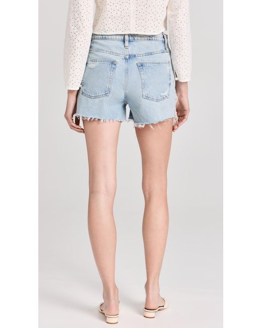 FRAME Blue The Vintage Relaxed Shorts