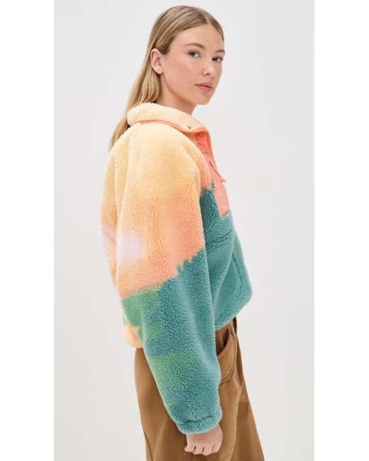 Fp Movement Blue Rocky Ridge Sherpa Pullover