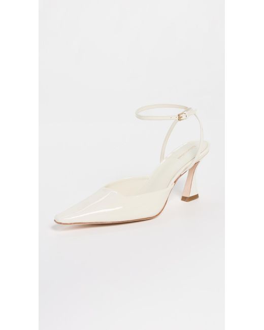 Reformation White Natasha Pumps
