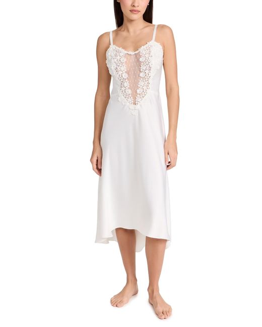 Flora Nikrooz White Fora Nikrooz Howtopper Chareue Gown