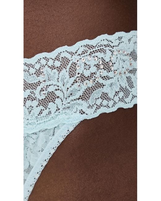 Hanky Panky Blue "I Do & Mrs Original Rise Thong Box Set