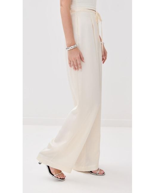 Rohe White Relaxed Drawstring Trousers