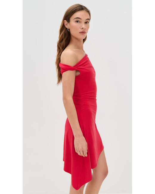 Sandy Liang Red Riverton Dress