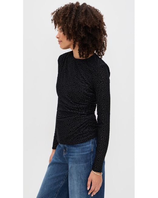 Ramy Brook Black Larry Top