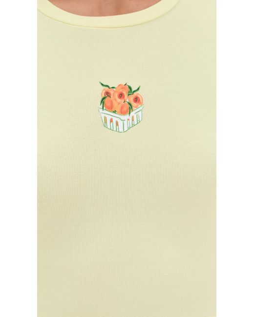 Bailey Rose Yellow Peach Tee