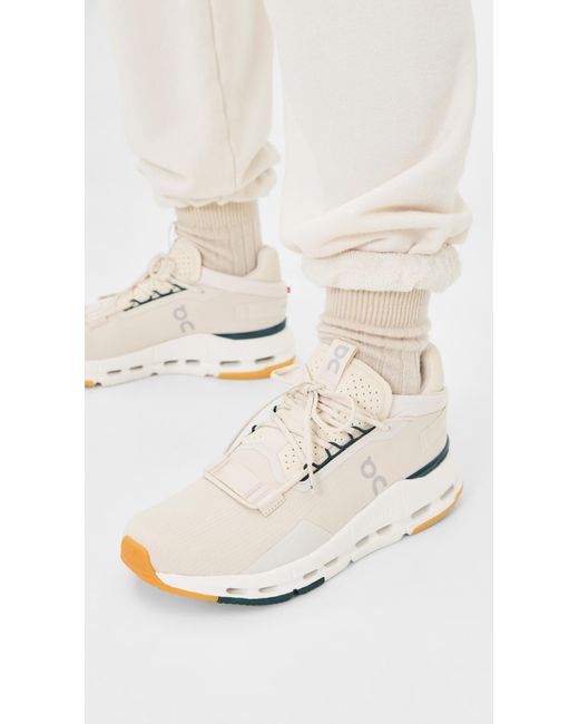 On Shoes White Cloudnova 2 Sneakers
