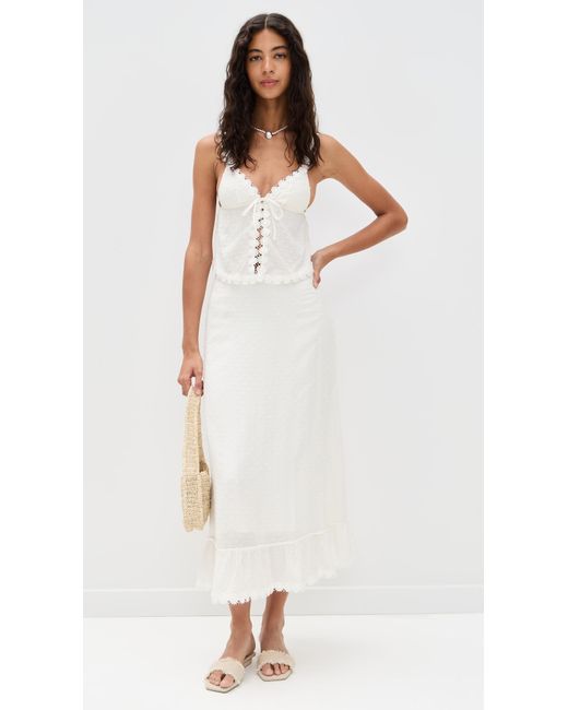 Peixoto White Sienna Top