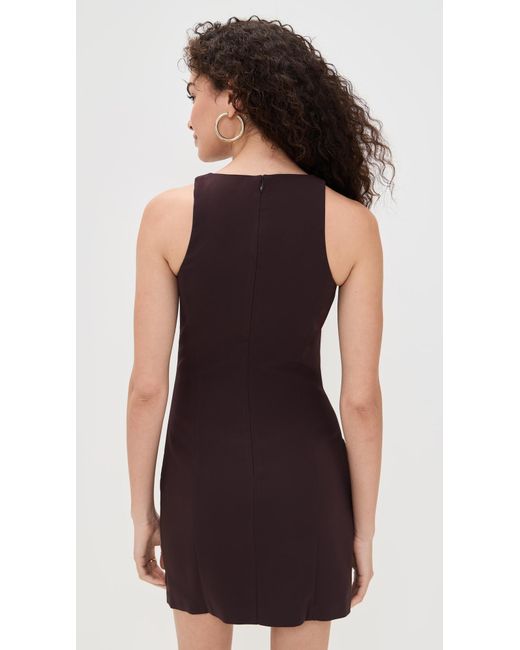 Amanda Uprichard Purple Oliviera Dress