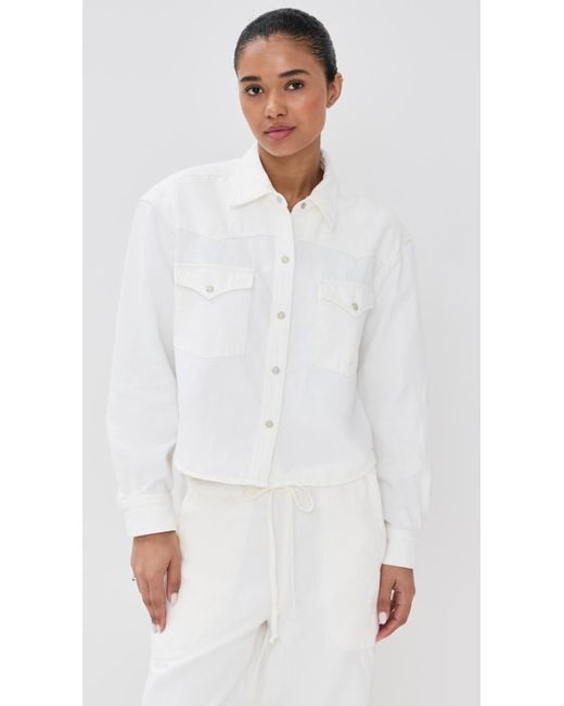 Twp White Cropped Og Jacket
