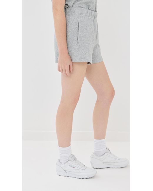 Tibi Multicolor Light Weight Sweatshirting Short Shorts