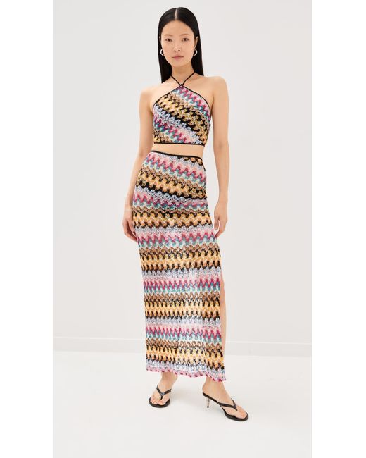 Missoni Black Halter Top