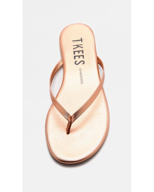 Lyst - Tkees Shadow Flip Flops in White