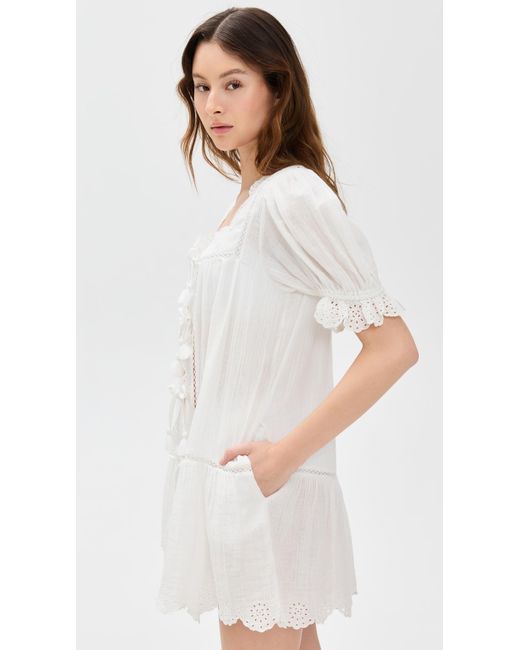 Sea White Mae Short Sleeve Coverup Dress