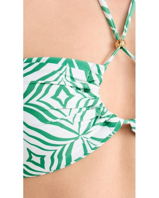 Palmacea Green Pamacea Cira Bikini Top