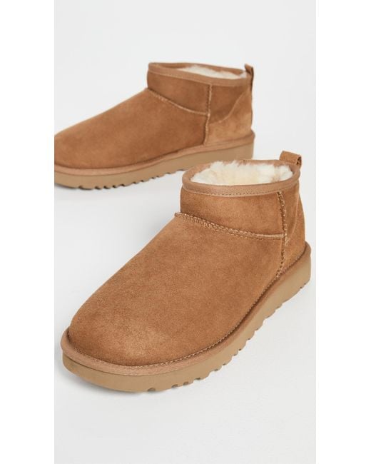 Ugg White Classic Ultra Mini Boot