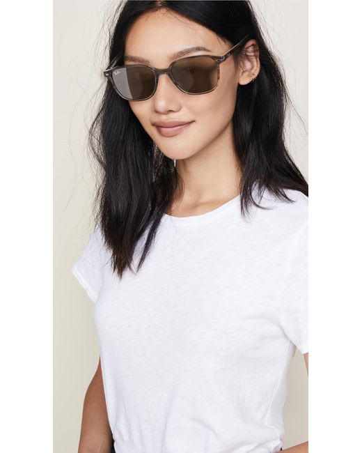 Ray-Ban 53 Leonard Sunglasses in Gray | Lyst