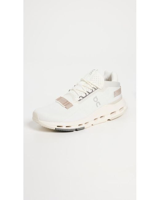 On Shoes White Cloudnova 2 Sneakers