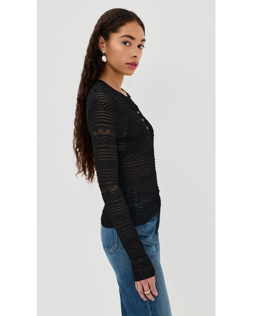 Ulla Johnson Black Felix Top