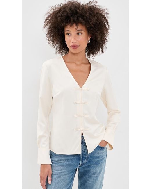 ALIGNE White Saffron Blouse