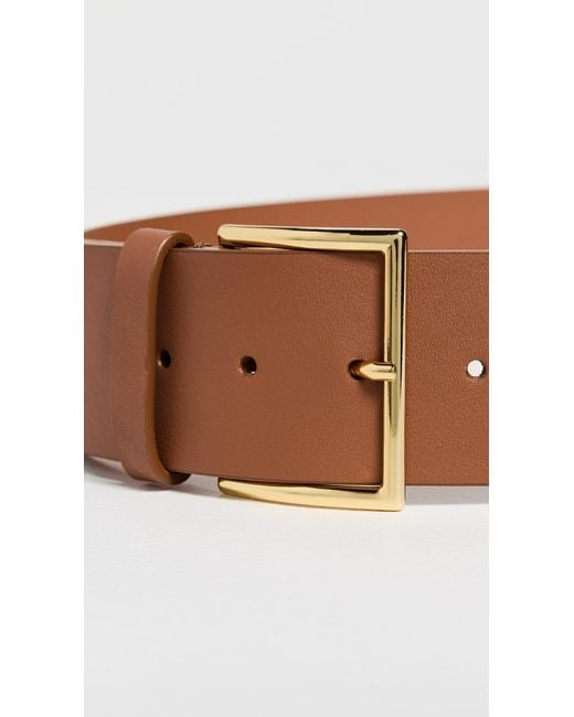 Andersons White Extra Wide Over Waist Nappa Belt