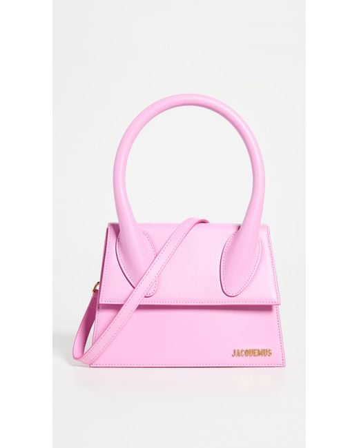 Jacquemus Leather Le Grand Chiquito in Light Pink (Pink) | Lyst