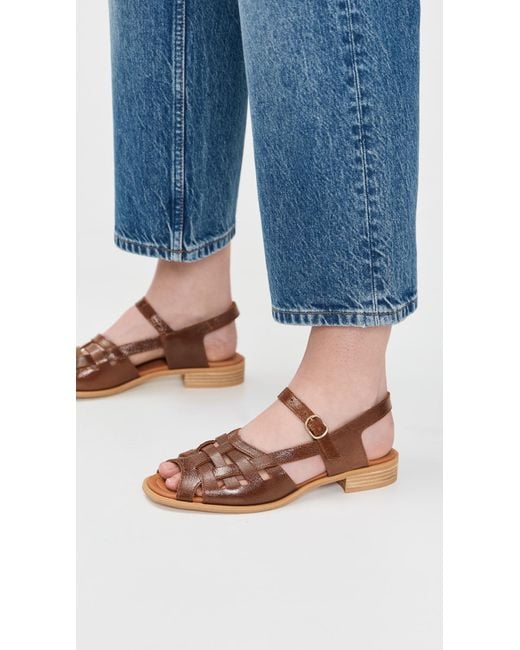 Naguisa Multicolor Manto Flat Sandals