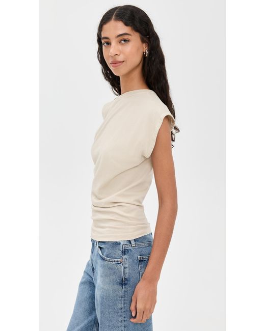 Agolde White Beth Tee
