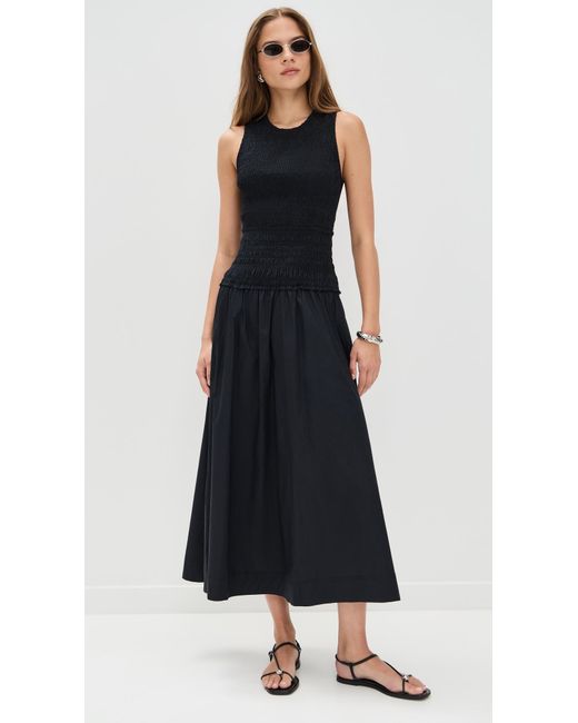 Apiece Apart Black Siempre Dress