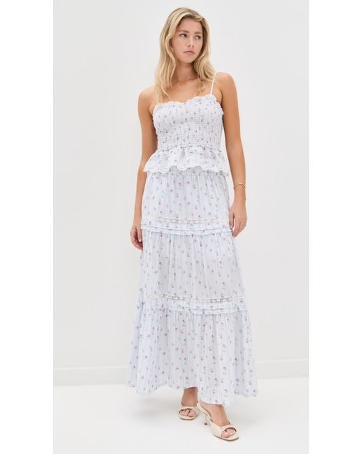 LoveShackFancy White Marzenia Top
