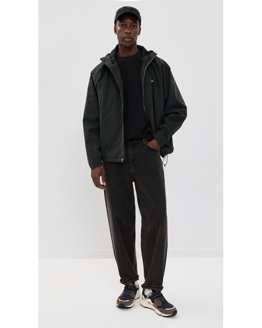 Obey Black Vista Nylon Technical Jacket for men
