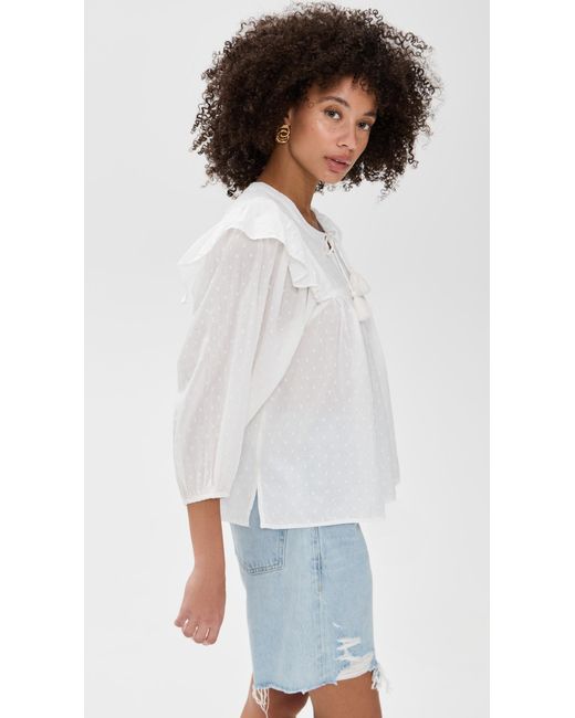 Cleobella White Lina Blouse