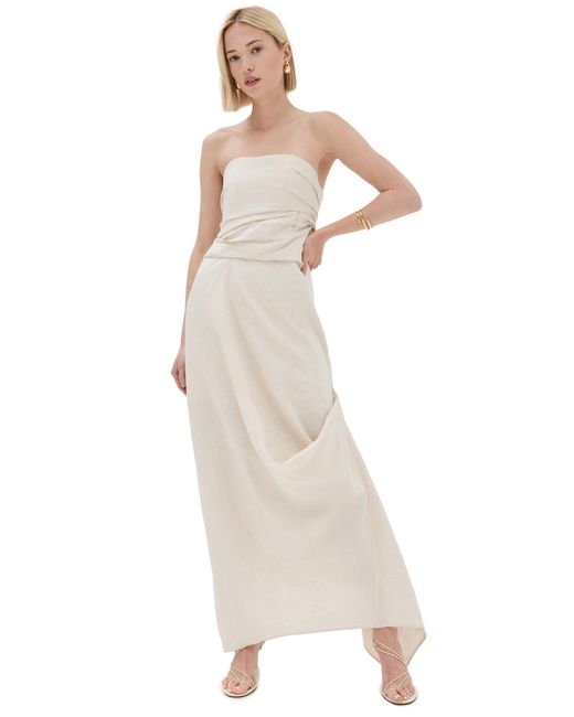 Staud White caravaggio Dress